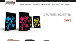 Desktop Screenshot of colormyparty.net